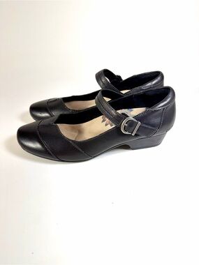 TAOS Balance MaryJane Comfort Shoes Women's Sz 9 Black Walking Cushioned Leather